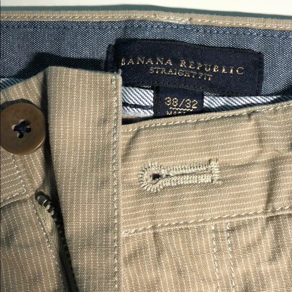straight leg banana republic striped pants men 38